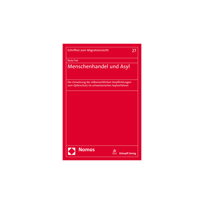 Menschenhandel und Asyl Menschenhandel und Asyl
