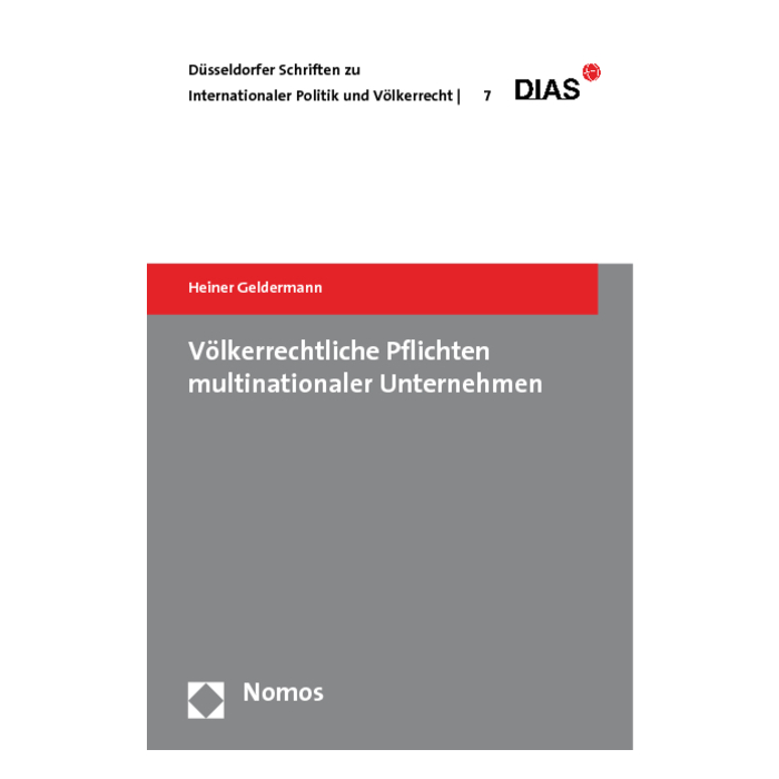 Völkerrechtliche Pflichten multinationaler Unternehmen Völkerrechtliche Pflichten multinationaler Unternehmen