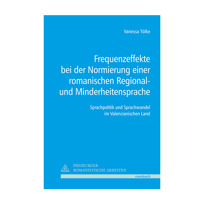 Frequenzeffekte bei der Normierung einer romanischen Regional- und Minderheitensprache Frequenzeffekte bei der Normierung einer romanischen Regional- und Minderheitensprache