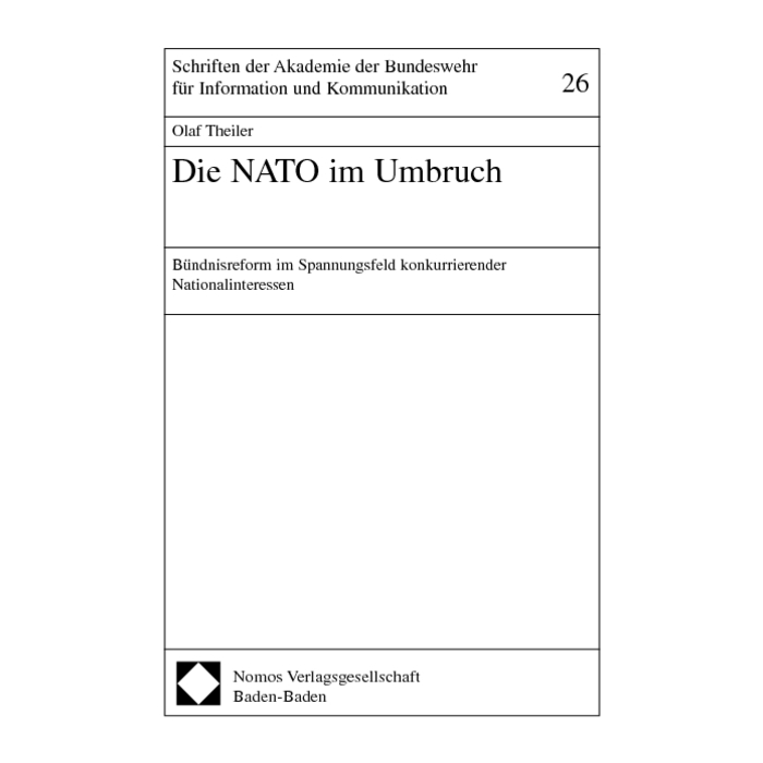 Die NATO im Umbruch Die NATO im Umbruch