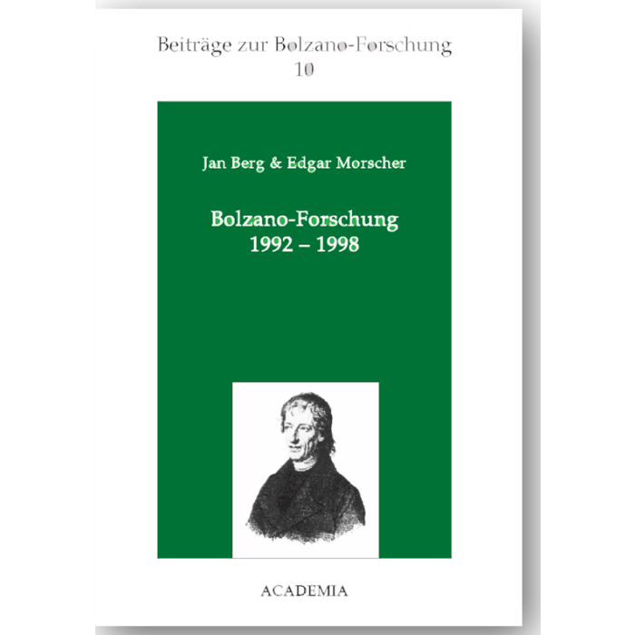Bolzano-Forschung 1992-1996 Bolzano-Forschung 1992-1996
