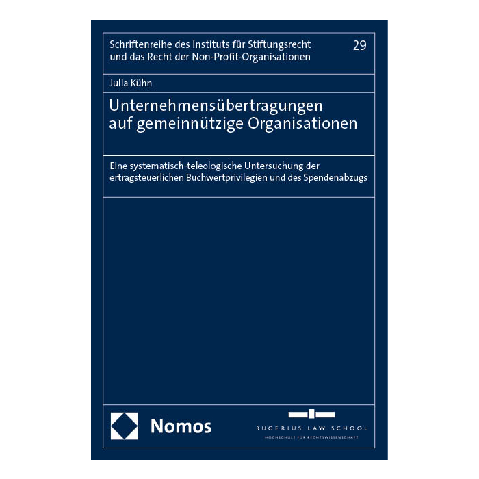 Unternehmensübertragungen auf gemeinnützige Organisationen Unternehmensübertragungen auf gemeinnützige Organisationen