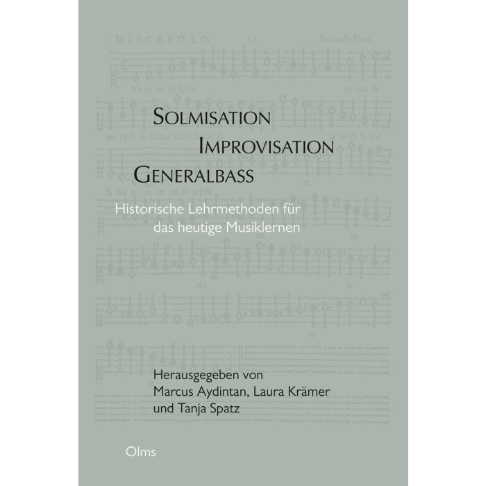 Solmisation, Improvisation, Generalbass Solmisation, Improvisation, Generalbass