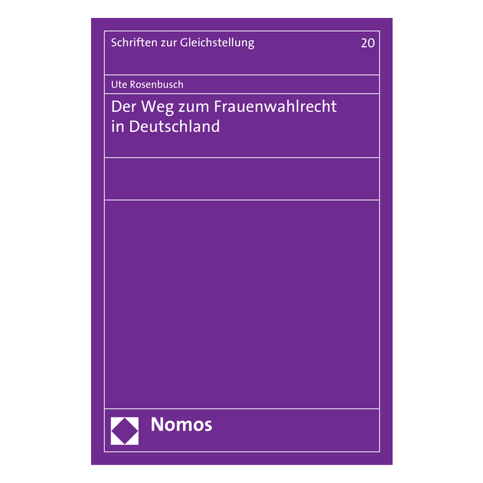 Der Weg zum Frauenwahlrecht in Deutschland Der Weg zum Frauenwahlrecht in Deutschland