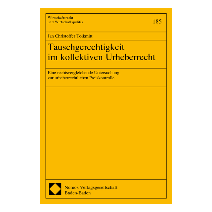 Tauschgerechtigkeit im kollektiven Urheberrecht