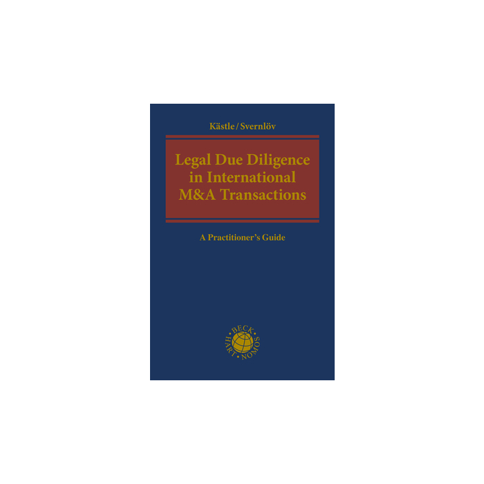 Legal Due Diligence in International M&A Transactions Legal Due Diligence in International M&A Transactions