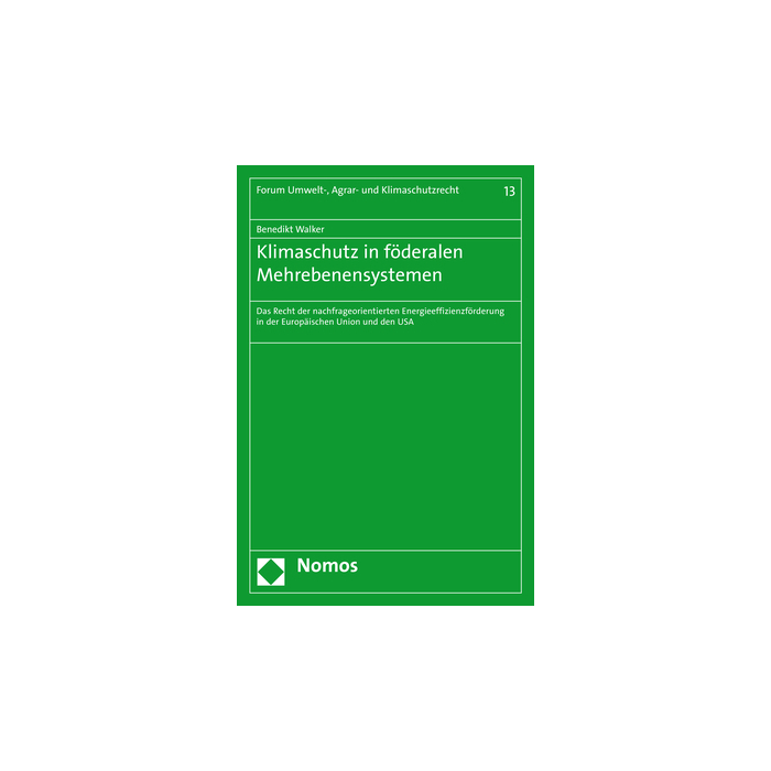 Klimaschutz in föderalen Mehrebenensystemen Klimaschutz in föderalen Mehrebenensystemen