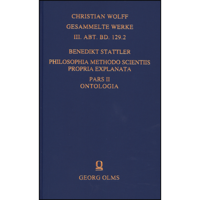 Philosophia methodo scientiis propria explanata Philosophia methodo scientiis propria explanata
