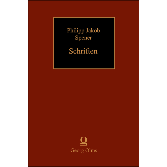 Philipp Jakob Spener: Schriften. Soliloquia et Meditationes Sacrae (1716) Philipp Jakob Spener: Schriften. Soliloquia et Meditationes Sacrae (1716)
