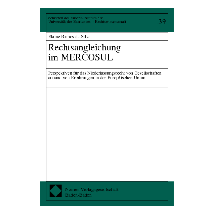 Rechtsangleichung im MERCOSUL Rechtsangleichung im MERCOSUL