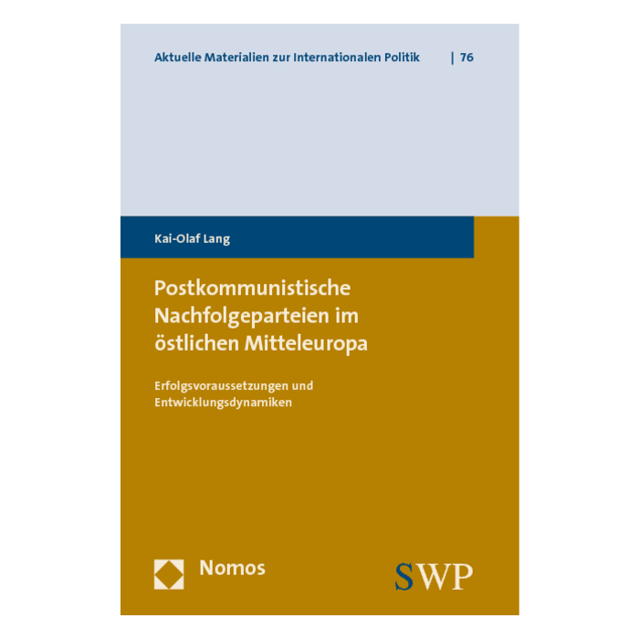 Postkommunistische Nachfolgeparteien im östlichen Mitteleuropa Postkommunistische Nachfolgeparteien im östlichen Mitteleuropa