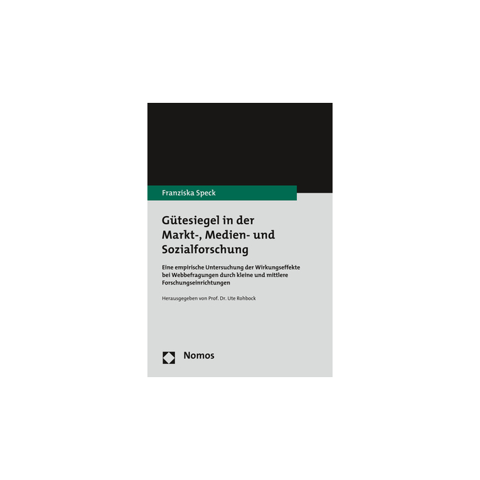 Gütesiegel in der Markt-, Medien- und Sozialforschung Gütesiegel in der Markt-, Medien- und Sozialforschung