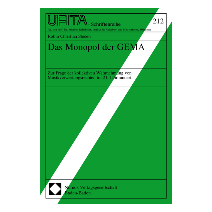 Das Monopol der GEMA Das Monopol der GEMA