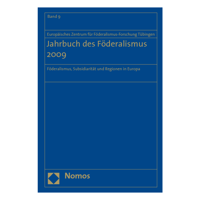 Jahrbuch des Föderalismus 2008 Jahrbuch des Föderalismus 2008