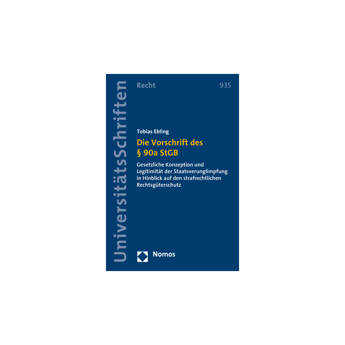 Die Vorschrift des § 90a StGB Die Vorschrift des § 90a StGB