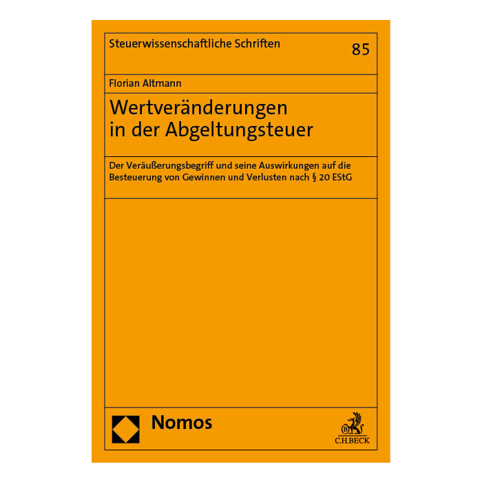 Wertveränderungen in der Abgeltungsteuer Wertveränderungen in der Abgeltungsteuer