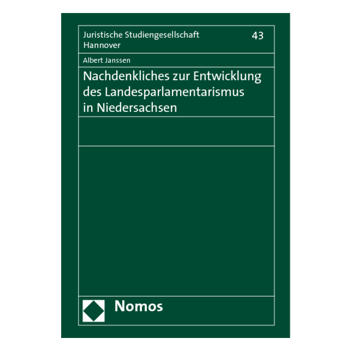 Nachdenkliches zur Entwicklung des Landesparlamentarismus in Niedersachsen Nachdenkliches zur Entwicklung des Landesparlamentarismus in Niedersachsen