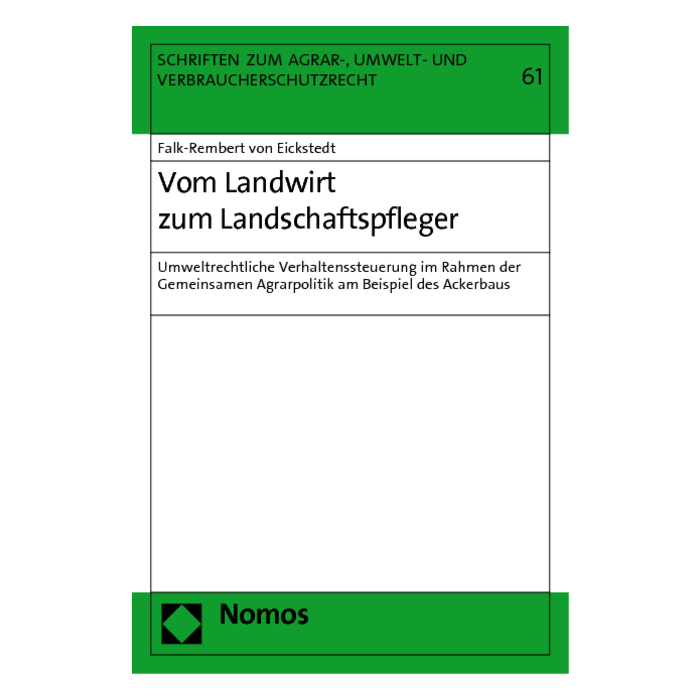 Vom Landwirt zum Landschaftspfleger Vom Landwirt zum Landschaftspfleger