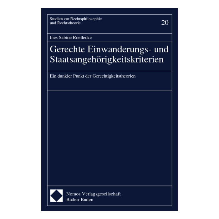 Gerechte Einwanderungs- und Staatsangehörigkeitskriterien Gerechte Einwanderungs- und Staatsangehörigkeitskriterien