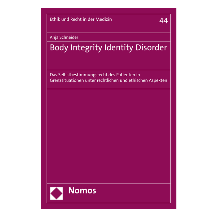 Body Integrity Identity Disorder Body Integrity Identity Disorder