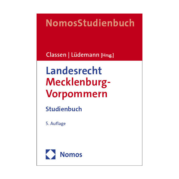 Landesrecht Mecklenburg-Vorpommern Landesrecht Mecklenburg-Vorpommern
