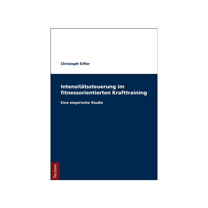 Intensitätssteuerung im fitnessorientierten Krafttraining Intensitätssteuerung im fitnessorientierten Krafttraining