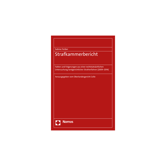 Strafkammerbericht Strafkammerbericht