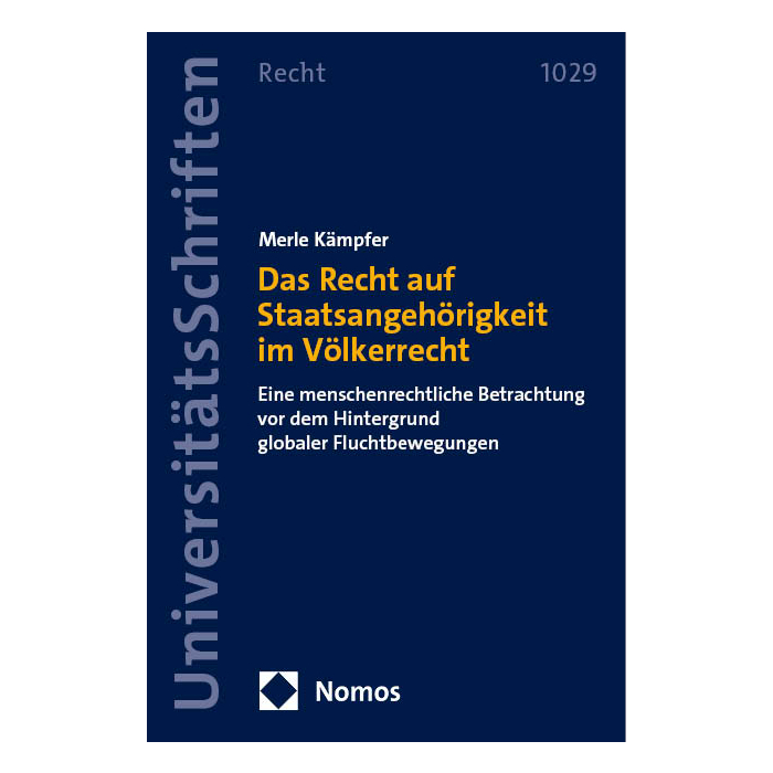 Das Recht auf Staatsangehörigkeit im Völkerrecht Das Recht auf Staatsangehörigkeit im Völkerrecht
