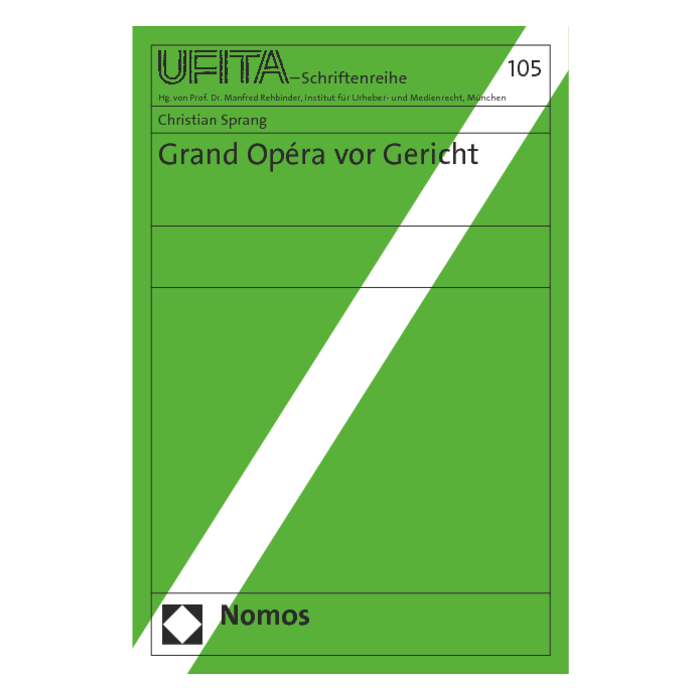 Grand Opéra vor Gericht Grand Opéra vor Gericht