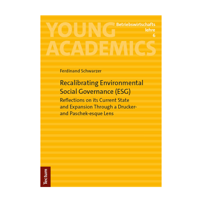 Recalibrating Environmental Social Governance (ESG) Recalibrating Environmental Social Governance (ESG)