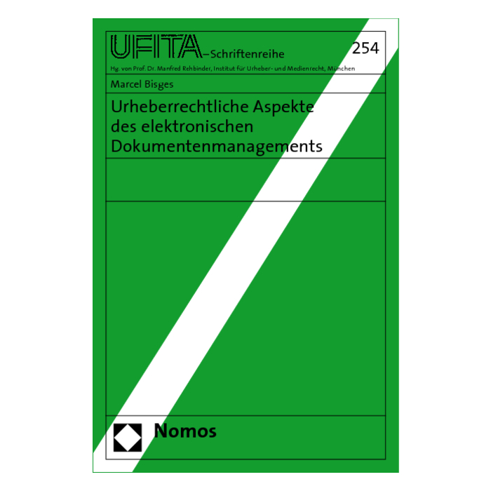 Urheberrechtliche Aspekte des elektronischen Dokumentenmanagements Urheberrechtliche Aspekte des elektronischen Dokumentenmanagements