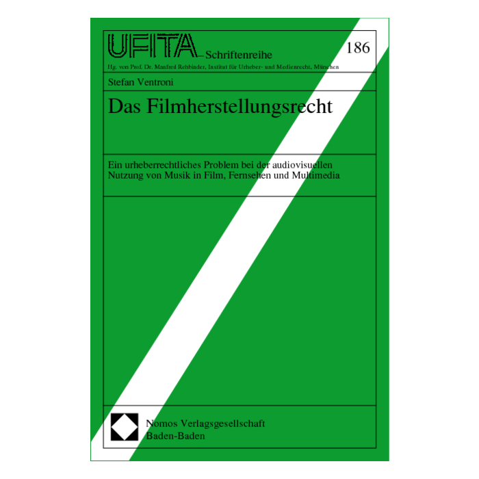Das Filmherstellungsrecht Das Filmherstellungsrecht