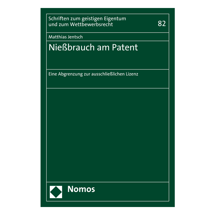 Nießbrauch am Patent Nießbrauch am Patent
