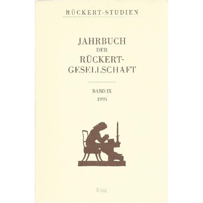 Jahrbuch der Rückert Gesellschaft Jahrbuch der Rückert Gesellschaft