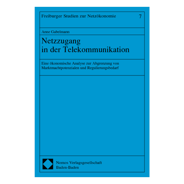 Netzzugang in der Telekommunikation Netzzugang in der Telekommunikation