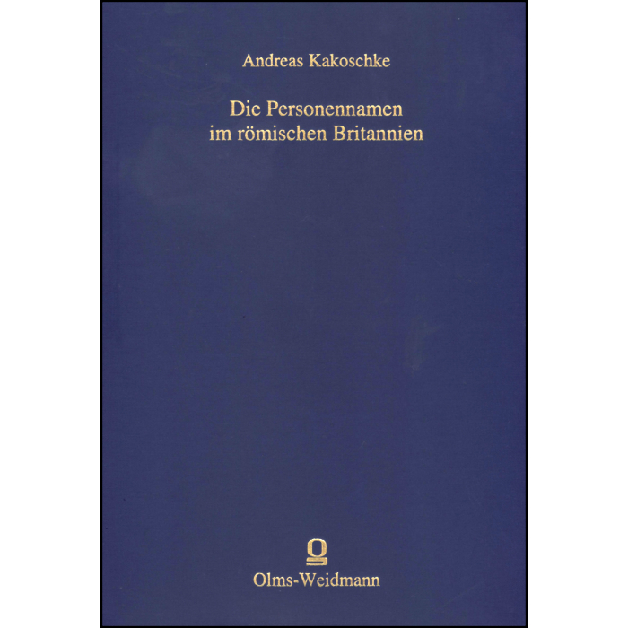 Die Personennamen im römischen Britannien Die Personennamen im römischen Britannien