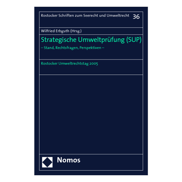 Strategische Umweltprüfung (SUP) Strategische Umweltprüfung (SUP)