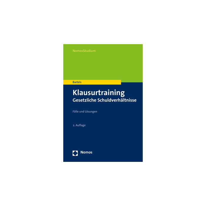 Klausurtraining Gesetzliche Schuldverhältnisse Klausurtraining Gesetzliche Schuldverhältnisse