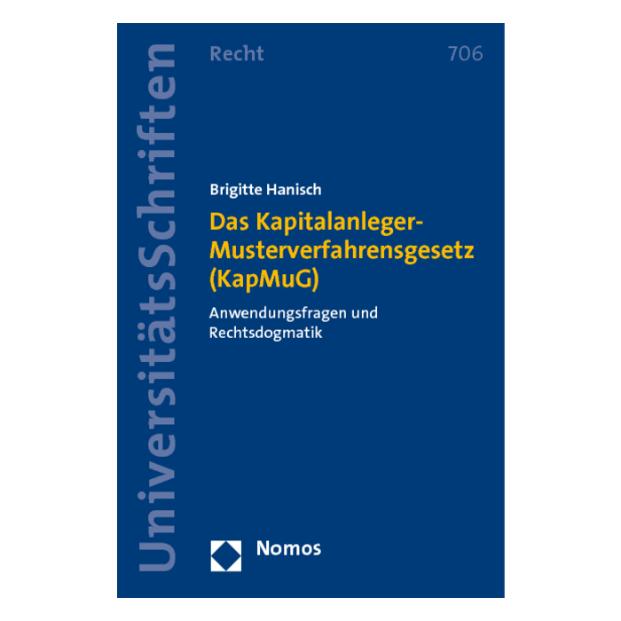 Das Kapitalanleger-Musterverfahrensgesetz (KapMuG) Das Kapitalanleger-Musterverfahrensgesetz (KapMuG)