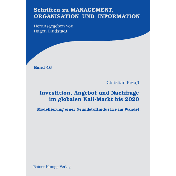 Investition, Angebot und Nachfrage im globalen Kali-Markt bis 2020 Investition, Angebot und Nachfrage im globalen Kali-Markt bis 2020