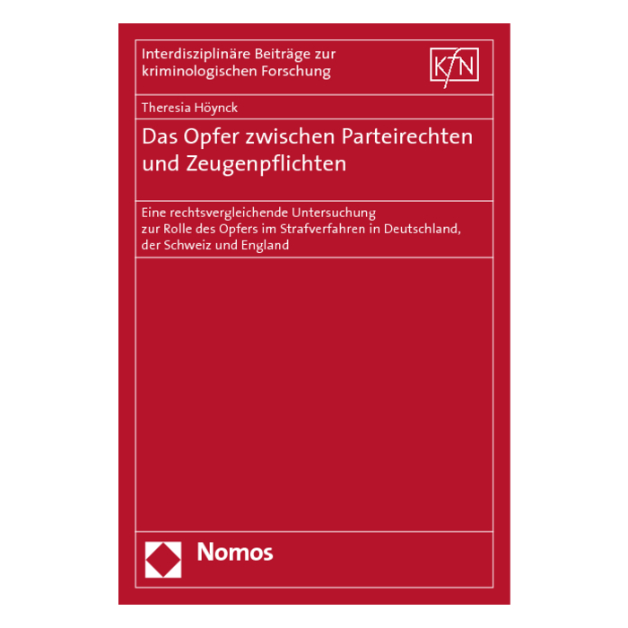 Das Opfer zwischen Parteirechten und Zeugenpflichten Das Opfer zwischen Parteirechten und Zeugenpflichten