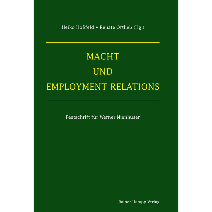 Macht und Employment Relations Macht und Employment Relations