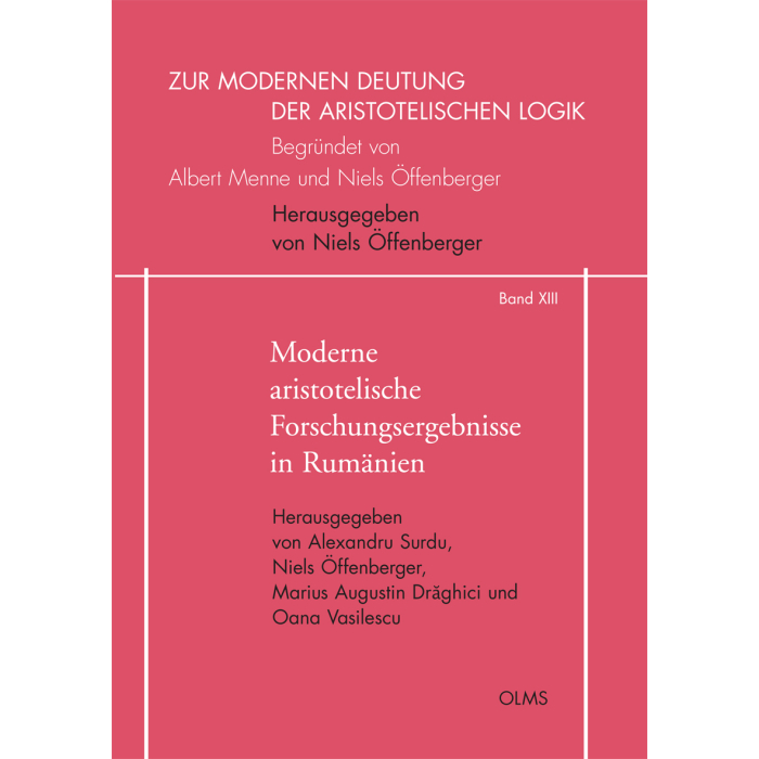 Moderne aristotelische Forschungsergebnisse in Rumänien Moderne aristotelische Forschungsergebnisse in Rumänien