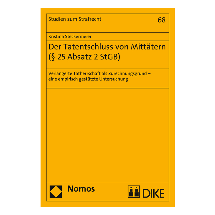 Der Tatentschluss von Mittätern (§ 25 Absatz 2 StGB) Der Tatentschluss von Mittätern (§ 25 Absatz 2 StGB)