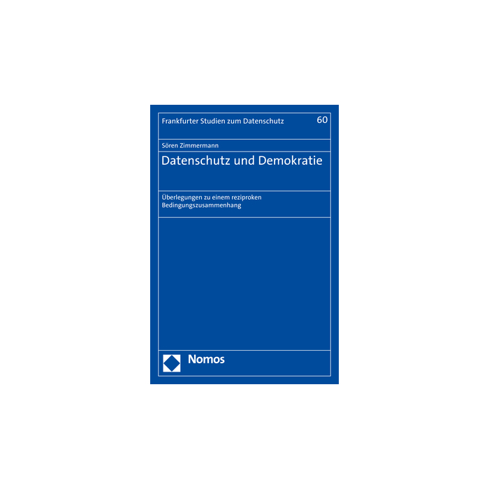 Datenschutz und Demokratie Datenschutz und Demokratie