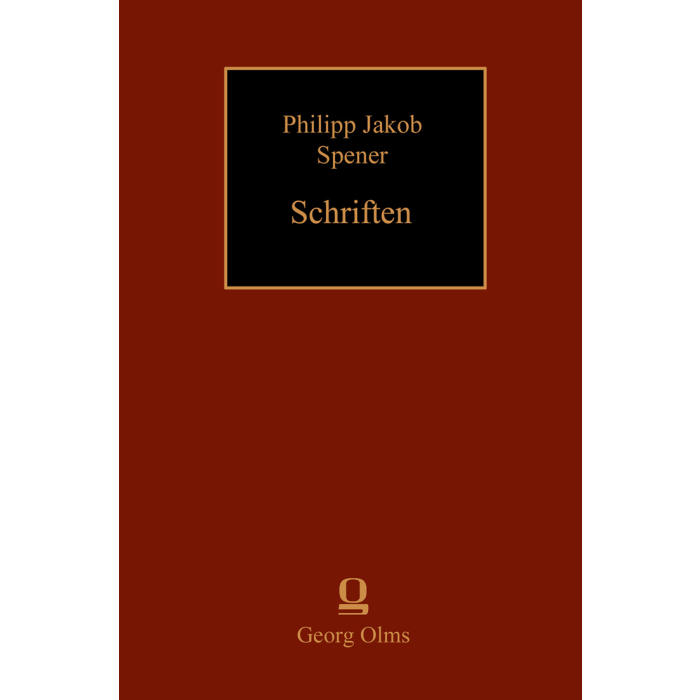 Philipp Jakob Spener: Schriften. Vier Bücher von wahrem Christentum (1610) Philipp Jakob Spener: Schriften. Vier Bücher von wahrem Christentum (1610)