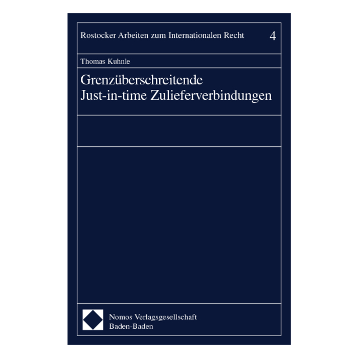 Grenzüberschreitende Just-in-time Zulieferverbindungen Grenzüberschreitende Just-in-time Zulieferverbindungen
