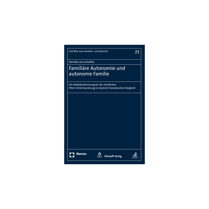 Familiäre Autonomie und autonome Familie Familiäre Autonomie und autonome Familie