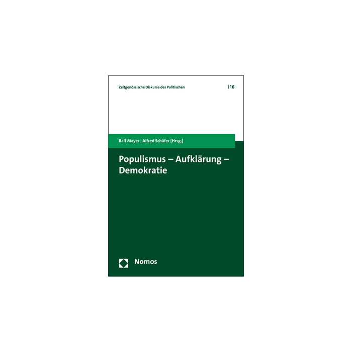 Populismus - Aufklärung - Demokratie Populismus - Aufklärung - Demokratie