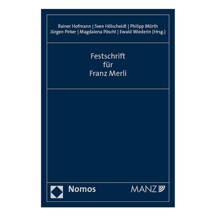Festschrift für Franz Merli Festschrift für Franz Merli